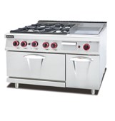 Bếp Âu 4 họng kèm bếp rán phẳng GH-796A