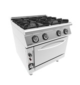 Bếp âu 4 họng có lò nướng dùng gas Inoksan INO-7KG 23