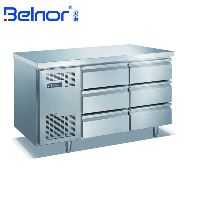 Bàn lạnh 6 ngăn kéo Belnor TC0.3N6W