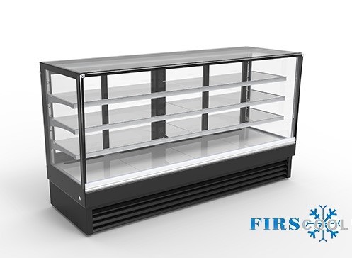 Tủ trưng bày bánh kính vuông Firscool DSF2400