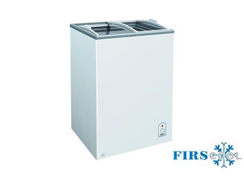 Tủ đông nắp kính cong phẳng Firscool G-F100 FCG