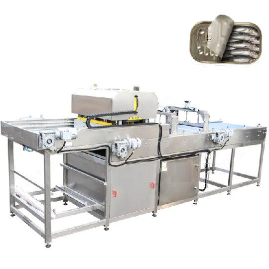 Dây chuyền sản xuất chế biến đóng gói cá hộp tự động