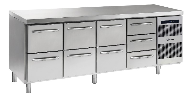 Bàn Lạnh Gram GASTRO K 2207 CSG A 2D/2D/2D/3D L2