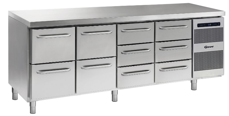 Bàn Lạnh Gram GASTRO K 2207 CSG A 2D/2D/3D/3D L2