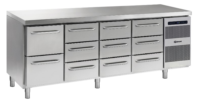 Bàn Lạnh Gram GASTRO K 2207 CSG A 2D/3D/3D/3D L2