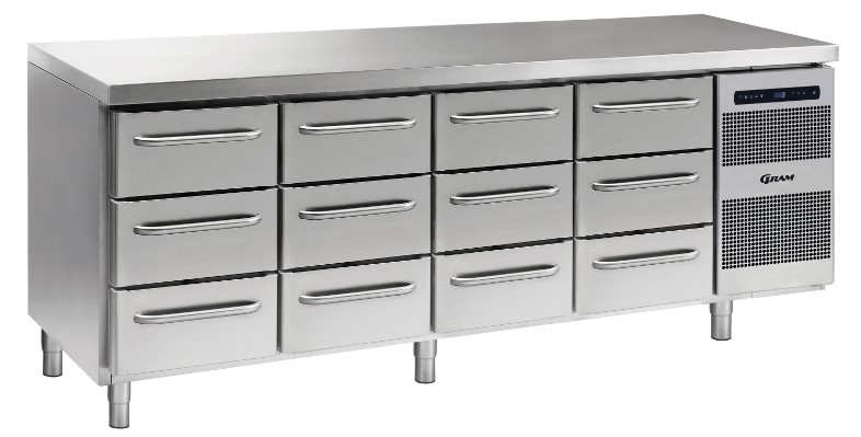 Bàn Lạnh Gram GASTRO K 2207 CSG A 3D/3D/3D/3D L2