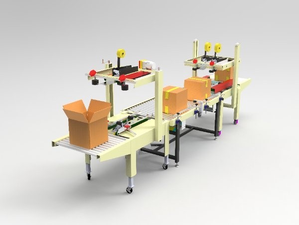 Dây chuyền dán thùng carton tự động kiểu chữ H