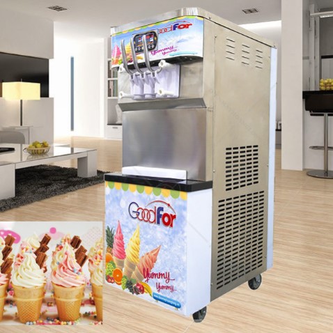 Máy làm kem tươi Goodfor Pro (2 Lốc làm lạnh)
