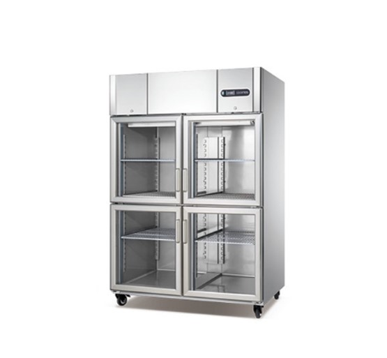 Tủ Mát Đứng 4 Cánh Kính Coolmes GN1.2TNG4
