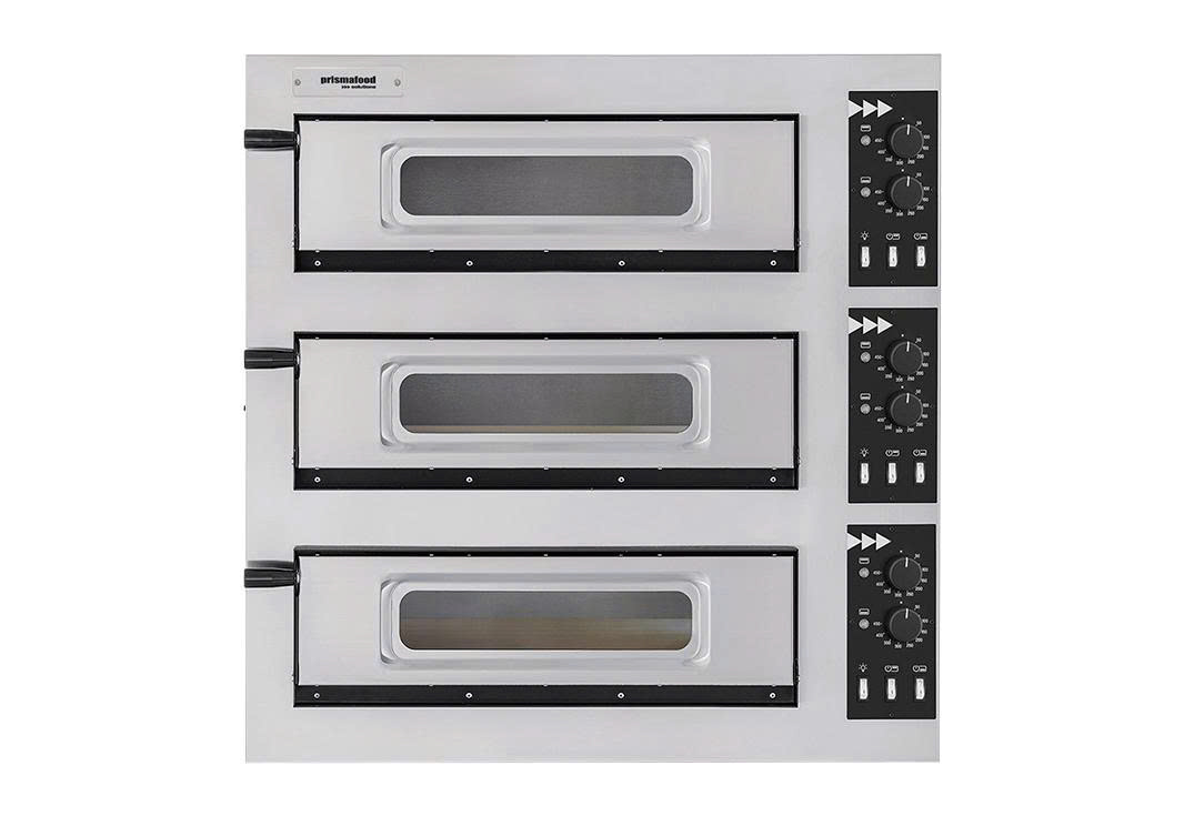 Lò nướng bánh Pizza dùng điện Prismafood BASIC 3/50 GLASS 6T