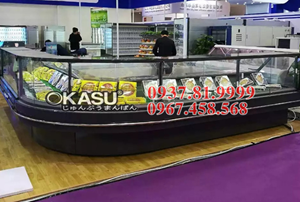Tủ trưng bày siêu thị OKASU OKS-09ES-B-2.0M