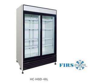 Tủ mát 2 cánh kính cửa trượt FIRSCOOL HC-HGD-48L