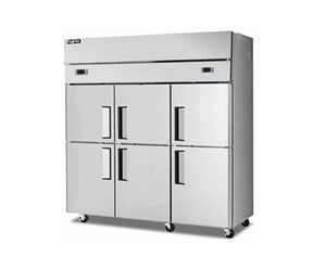 Tủ đông mát 6 cánh inox Fuji Air FFR65-6S