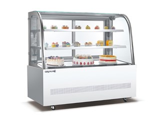 Tủ trưng bày bánh kính cong Meichu MK-15