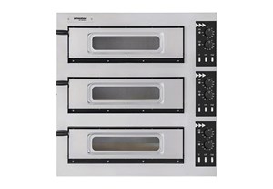 Lò nướng bánh Pizza dùng điện Prismafood BASIC 3/50 GLASS 6T