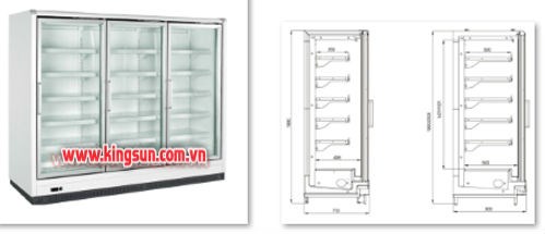 Tủ mát không hạn chế chiều dài DB-T80-1900 5DA4C hinh 1