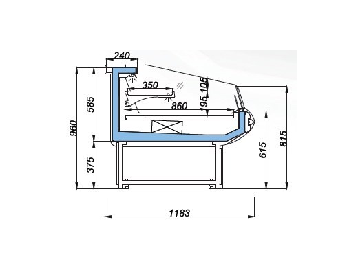 tu trung bay hai san opo smf1m2-08p hinh 0