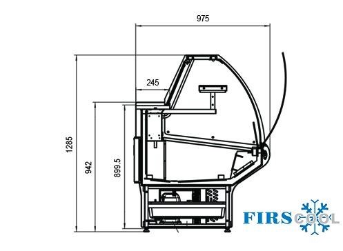 tu mat trung bay sieu thi firscool g-nss1500a hinh 1