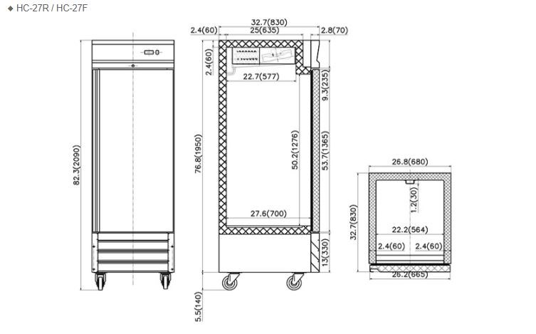 tu mat firscool hc-27r hinh 1