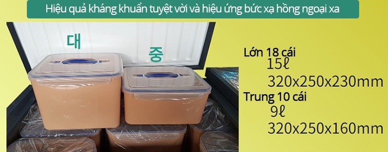 tu lanh kim chi gct-k550 han quoc hinh 2