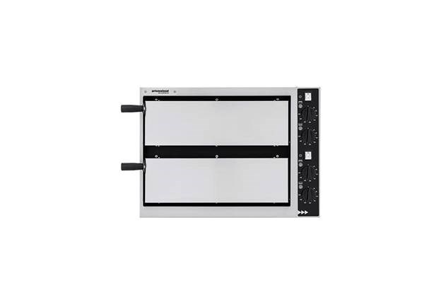 lo nuong banh pizza dung dien prismafood basic 2/40 glass 4t hinh 0