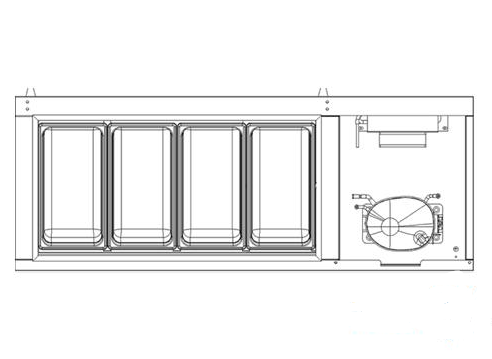 tu trung bay lanh cho pizza firscool g-pd1200 hinh 1