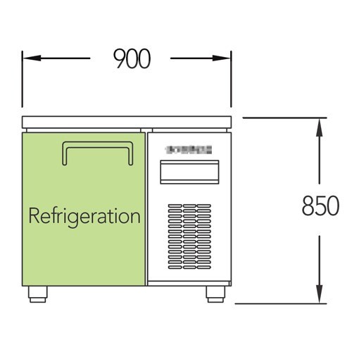 ban mat 1 canh inox everzen uds-9tir hinh 1