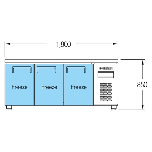 ban dong 3 canh inox everzen uds-18ftir hinh 1