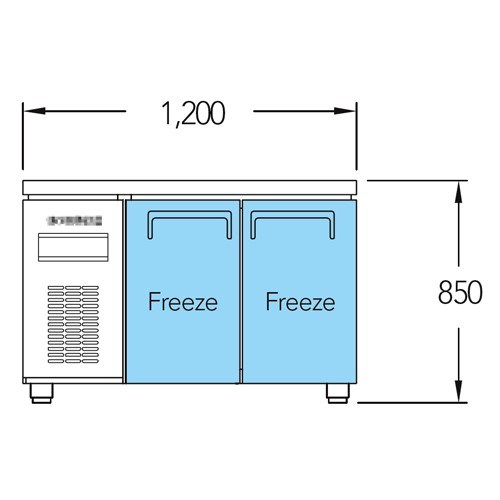 ban dong 2 canh inox everzen uds-12ftir hinh 1