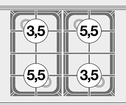 bep au 4 dau dot dung gas va lo nuong dien (cua thep khong gi) lotus cf4-68gem hinh 0