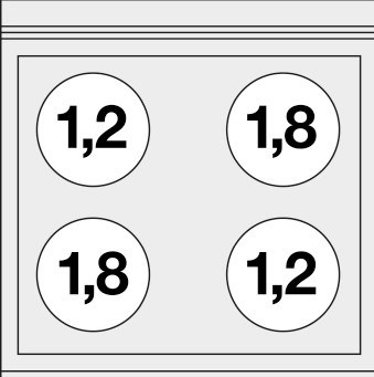 bep au 4 hong dung dien va lo nuong (cua thep khong gi) lotus cfmc4-66et hinh 0