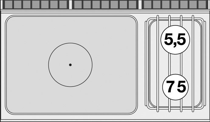 bep au dung gas lotus tp2t-712gp hinh 0