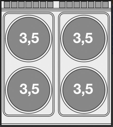 bep au 4 dau dot kem lo nuong dien lotus cf4-98et hinh 0