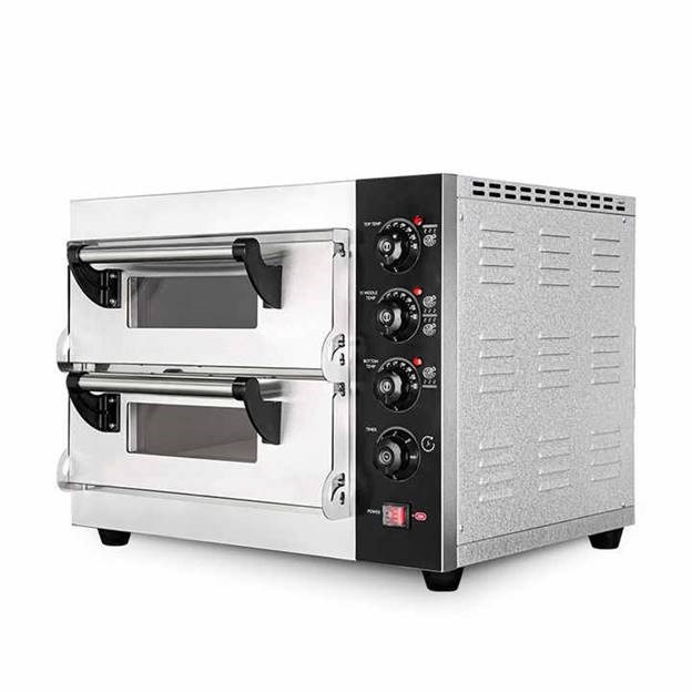 lo nuong pizza 2 tang dung dien hongling pzd-4040-02 hinh 0