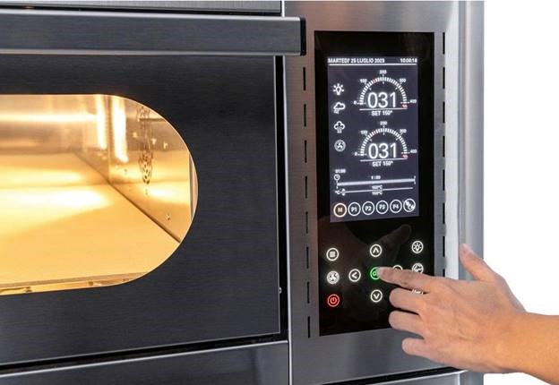 lò nướng bánh pizza dùng điện prismafood genius 9 hình 2 lo nuong banh pizza dung dien prismafood genius 9 hinh 2